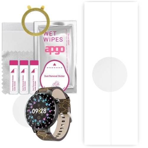 1x folia hydrożelowa ochronna do Kumi GT6 Pro - apgo Smartwatch Hydrogel Protection Ochrona na ekran smartwatcha
