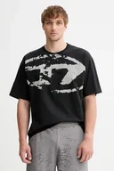 Koszulki męskie - Diesel t-shirt bawełniany T-BOXT-N14 męski kolor czarny wzorzysty A13049.0DQAU - miniaturka - grafika 1