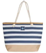 Torebki damskie - Mega duża letnia torba plażowa marynarska pasy - miniaturka - grafika 1