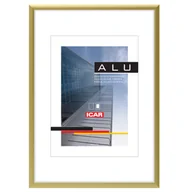 Ramki na zdjęcia - Ramka aluminiowa GZ 30 x 40 cm złoty - miniaturka - grafika 1