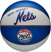 Koszykówka - WILSON Brooklyn Nets Retro Mini Piłka do koszykówki - miniaturka - grafika 1
