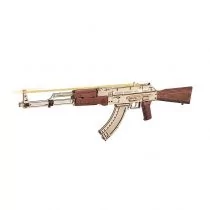 Puzzle drewniane 3D Karabin AK-47 - Puzzle - miniaturka - grafika 1