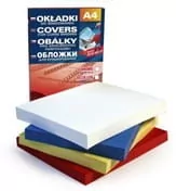 DELTA Okładka skóropodobna A4 GRANATOWA - Argo 407061 - Okładki do laminatorów i bindownic - miniaturka - grafika 1