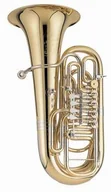 Instrumenty dęte - Cerveny CFB 654-6I-O Tuba F Gratis Prezent od Kup Instrument! - miniaturka - grafika 1