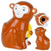 Skarbonki - Skarbonka ceramiczna małpa - miniaturka - grafika 1