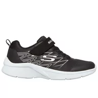 Trampki damskie - Buty Skechers Microspec Texlor 403770LBKSL - czarne - miniaturka - grafika 1