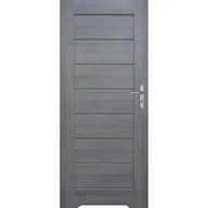 Drzwi wewnętrzne - Skrzydło drzwiowe Prim grafit podcięcie 60 L - miniaturka - grafika 1