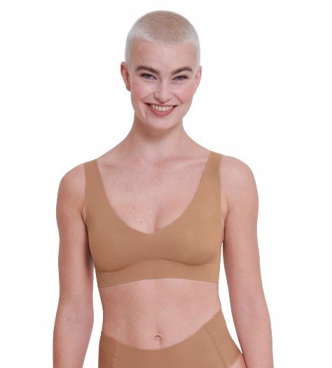 Biustonosz bezszwowy Stanik JAK DRUGA SKÓRA gładki Zero Feel 2.0 Bralette L