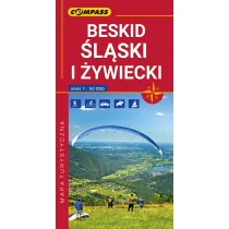 Wydawnictwo Compass Beskid Śląski i Żywiecki. Mapa turystyczna 1:50000 praca zbiorowa - Atlasy i mapy - miniaturka - grafika 1
