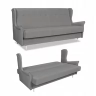 Sofy i kanapy - Kanapa sofa Uszak ARI rozkładana wersalka spania łóżko Family meble szara - miniaturka - grafika 1