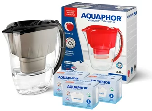 DZBANEK FILTRUJĄCY AQUAPHOR AMETHYST + 3 WKŁADY MAXFOR+ - Dzbanki filtrujące - miniaturka - grafika 1