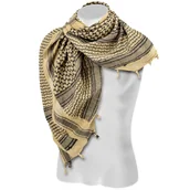 Apaszki i szaliki męskie - DEFCON 5 Afgański Shamag 100% Bawełna TAN - miniaturka - grafika 1