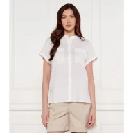 Koszule damskie - Tommy Hilfiger Lniana koszula Loose fit - miniaturka - grafika 1