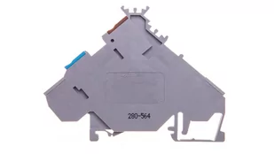 WAGO Zacisk inicjatora WAGO 5 mm Sprężynowe Alokacja L szary 280-564 10 szt 280-564 - Kostki, złączki, wtyczki - miniaturka - grafika 1