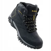Buty trekkingowe męskie - ﻿Męskie buty trekkingowe HiTec Nedin czarne 44 - miniaturka - grafika 1