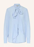 Bluzki damskie - Ted Baker Bluzka Z Wiązaniem Pod Szyją Zakiia Z Dodatkiem Jedwabiu blau - miniaturka - grafika 1