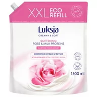 Mydła - Luksja Mydło w płynie Rose Zapas 1500 ml - miniaturka - grafika 1