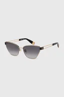 Okulary przeciwsłoneczne - Furla okulary przeciwsłoneczne damskie kolor czarny SFU717_600301 - miniaturka - grafika 1