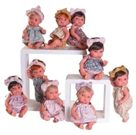 Lalki dla dziewczynek - Zestaw Mufly 9 lalek 21cm Antonio Juan - zabawka - miniaturka - grafika 1