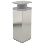 Zawiasy, okucia i inne akcesoria - Noga meblowa DAKP-27 100 mm chrom STAHL - miniaturka - grafika 1