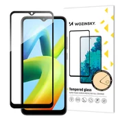 Szkła hartowane na telefon - Wozinsky Full Glue Tempered Glass szkło hartowane Xiaomi Redmi A1+ 9H na cały ekran z czarną ramką - miniaturka - grafika 1