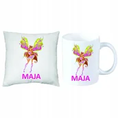 Gadżety dla niej i dla niego - ZESTAW PREZENT PODUSZKA + KUBEK WINX BLOOM STELLA - miniaturka - grafika 1