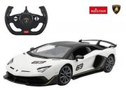Zabawki zdalnie sterowane - Duże Licencjonowane Zdalnie Sterowane Lamborghini Aventador SVJ 63 (1:14) RASTAR + Bezprzew. Pilot. - miniaturka - grafika 1