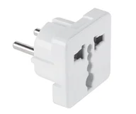 Adaptery i przejściówki - Adapter sieciowy wtyk Pl - gniazdo uniwersalne - miniaturka - grafika 1