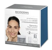 Zestawy kosmetyków damskich - Bioderma Pigment Bio - zestaw (Krem na noc 50ml + Serum 5ml + Płyn H2O 250ml) - miniaturka - grafika 1