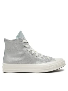 Converse Trampki Chuck 70 Suede Shimmer A08224C Szary - Trampki damskie - miniaturka - grafika 1
