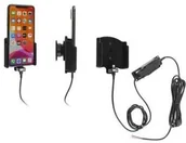 Uchwyty samochodowe do telefonów - Uchwyt do Apple iPhone 11 Pro MAX z wbudowaną ładowarką samochodową do instalacji na stałe - miniaturka - grafika 1