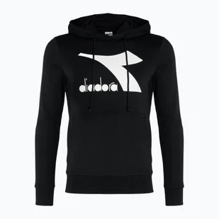 Bluza męska Diadora Hoodie Core nero - Bluzy męskie - miniaturka - grafika 1