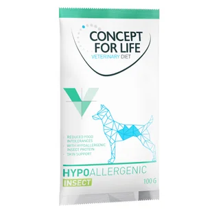 Concept for Life Veterinary Diet Hypoallergenic Insect 0,1 kg - Sucha karma dla psów - miniaturka - grafika 1