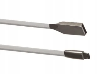 Kabel Smarty USB - microUSB typ B 1,5 m biały - Kable USB - miniaturka - grafika 1