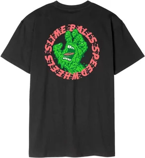Koszulki męskie - t-shirt męski SANTA CRUZ SB HAND TEE Black - grafika 1