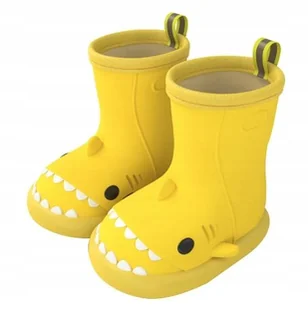 KALOSZE DZIECIĘCE REKINY SHARK-i GUMOWE BUTY 35-36 - Buty dla dziewczynek - miniaturka - grafika 1