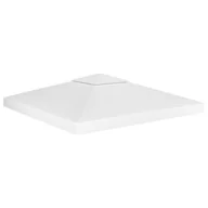 Pawilony ogrodowe - vidaXL 2-poziomowe zadaszenie altany, 310 g/m 3x3 m, białe - miniaturka - grafika 1