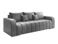 Sofy i kanapy - Kondela Sofa rozkładana z pojemnikiem Porima - szara - miniaturka - grafika 1