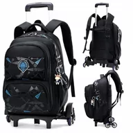 Plecaki szkolne i tornistry - PLECAK SZKOLNY TORNISTER NA KÓŁKACH DLA CHŁOPCA [DG-PL-CZN-K3] - miniaturka - grafika 1