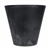 Donice - Prosperplast Doniczka Tubus Effect antracyt śr 20 cm - miniaturka - grafika 1