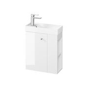 Szafki łazienkowe - Cersanit Larga szafka podumywalkowa biała 50x22 S932-110-DSM - miniaturka - grafika 1