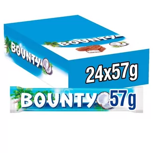 Bounty Baton z nadzieniem kokosowym oblany czekoladą 57 g x 24 sztuk - Batoniki - miniaturka - grafika 1