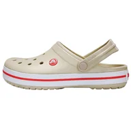 Buty dla dziewczynek - Klapki Crocs Model Crocband Kolor Beżowy - miniaturka - grafika 1