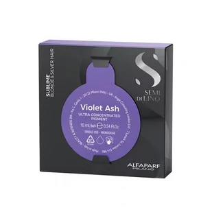 Alfaparf Semi Di Lino, neutralizujący pigment do włosów blond i siwych, Violet Ash, 10ml - Farby do włosów i szampony koloryzujące - miniaturka - grafika 1