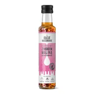 Oliwa - Oleje Kaszubskie Olej rzepakowy z miodem, maliną i olejem z czarnuszki 250 ml - oliwa lub olej - miniaturka - grafika 1