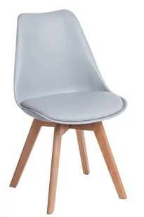Fotel biurowy, krzesło biurowe D2.DESIGN Krzesło Norden Cross PP szare 1608 113143 - Fotele i krzesła biurowe - miniaturka - grafika 1
