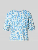 Swetry damskie - Bluzka o kroju relaxed fit z dodatkiem wiskozy model ‘Mayas’ - miniaturka - grafika 1