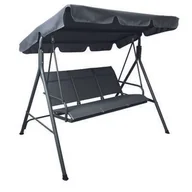 Huśtawki - Huśtawka Stella 170 x 115 x 152 cm szara - miniaturka - grafika 1