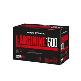 BODY ATTACK L-Arginine 1500 - 120vcaps - Produkty specjalne dla sportowców - miniaturka - grafika 1