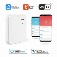 Akcesoria do monitoringu - Czujnik zalania WiFi TUYA SmartLife NEW alarm dźwiękowy - miniaturka - grafika 1